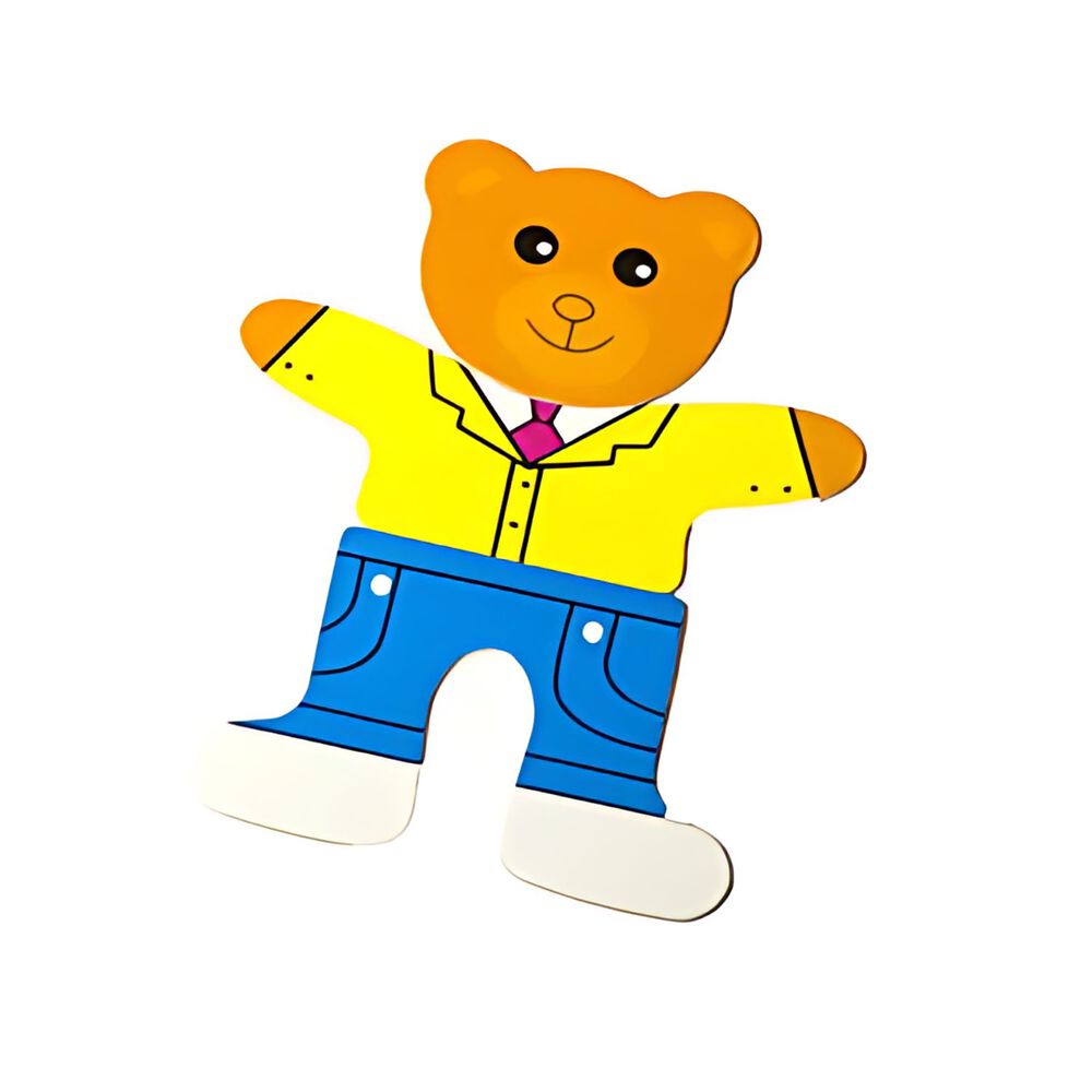 Juego De Puzzle De Osos De Madera Para Niños De 3+ Años image number 3.0