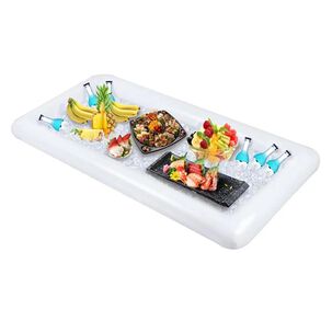 Inflable Barra De Servicio Para Hielo Mesa Piscinas Blanco