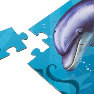 Puzzle Delf&iacute;n 24 Piezas + Figura