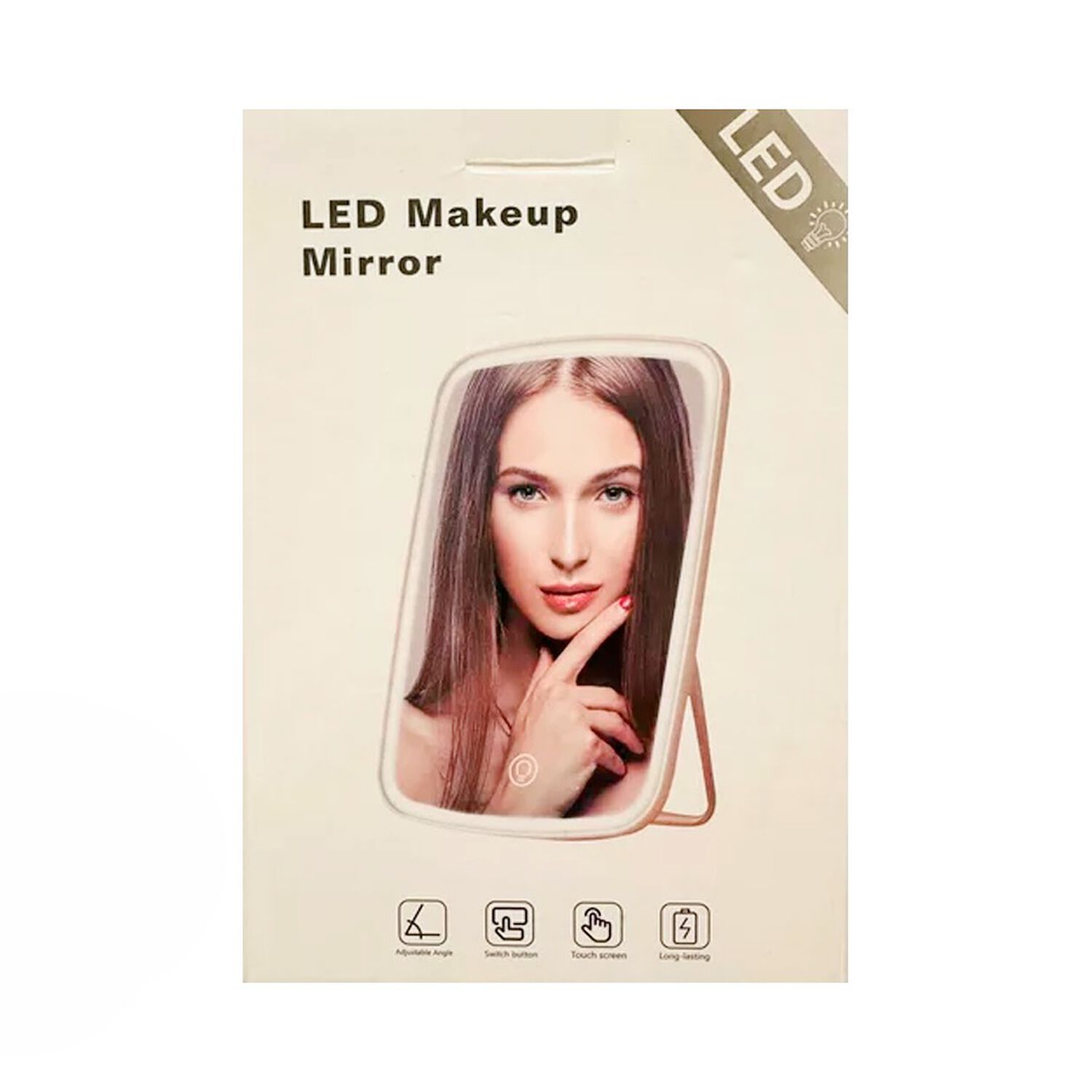 Espejo De Maquillaje Led Iluminaci&oacute;n Port&aacute;til Recargable image number 1.0
