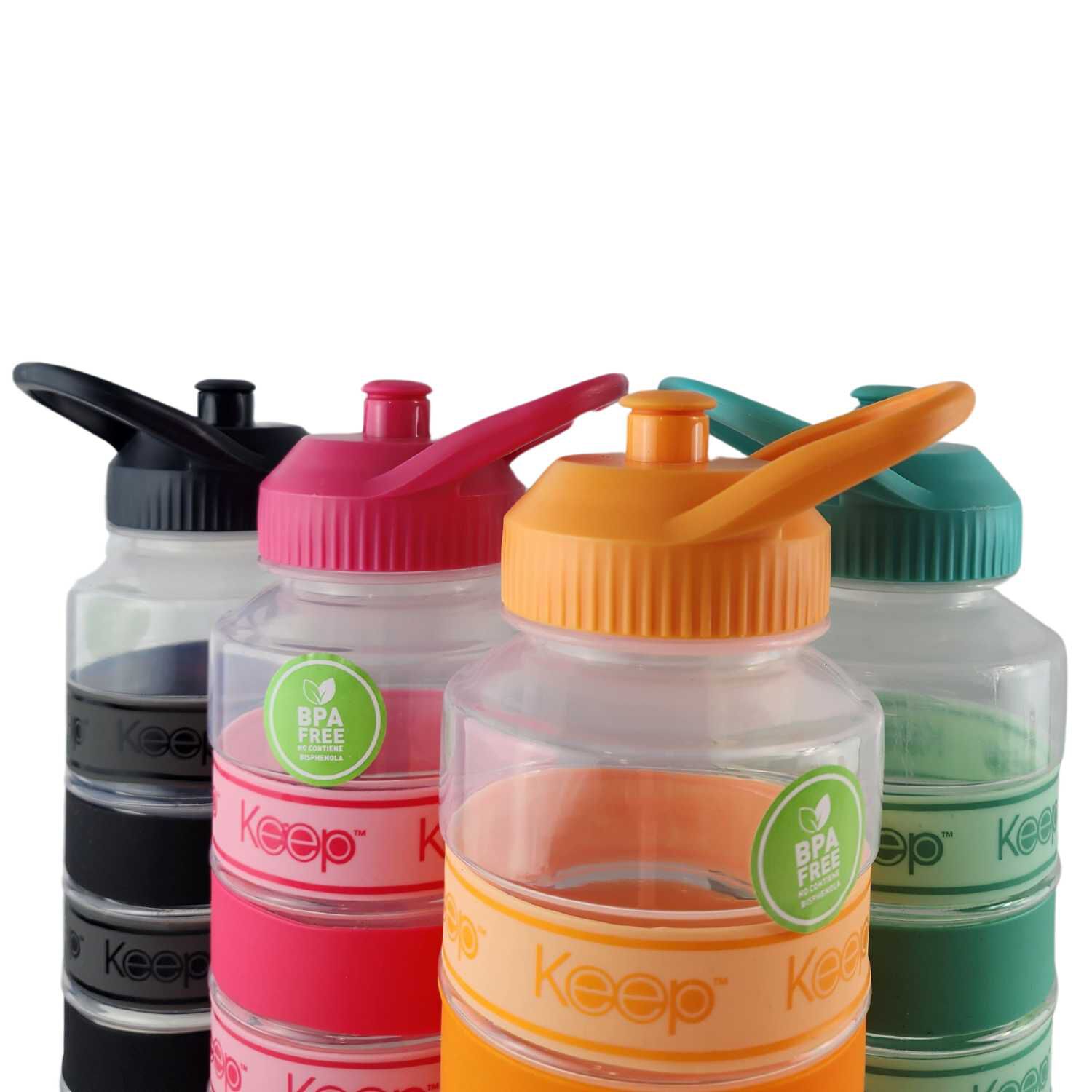 Botella Keep Agua Big Bands Deportista Outdoor 1l Naranja image number 7.0