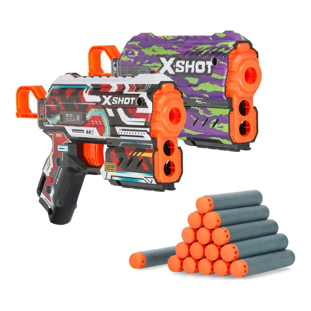 Pack 2 Lanzador X-shot Flux Slins 16 Dardos image number 1.0