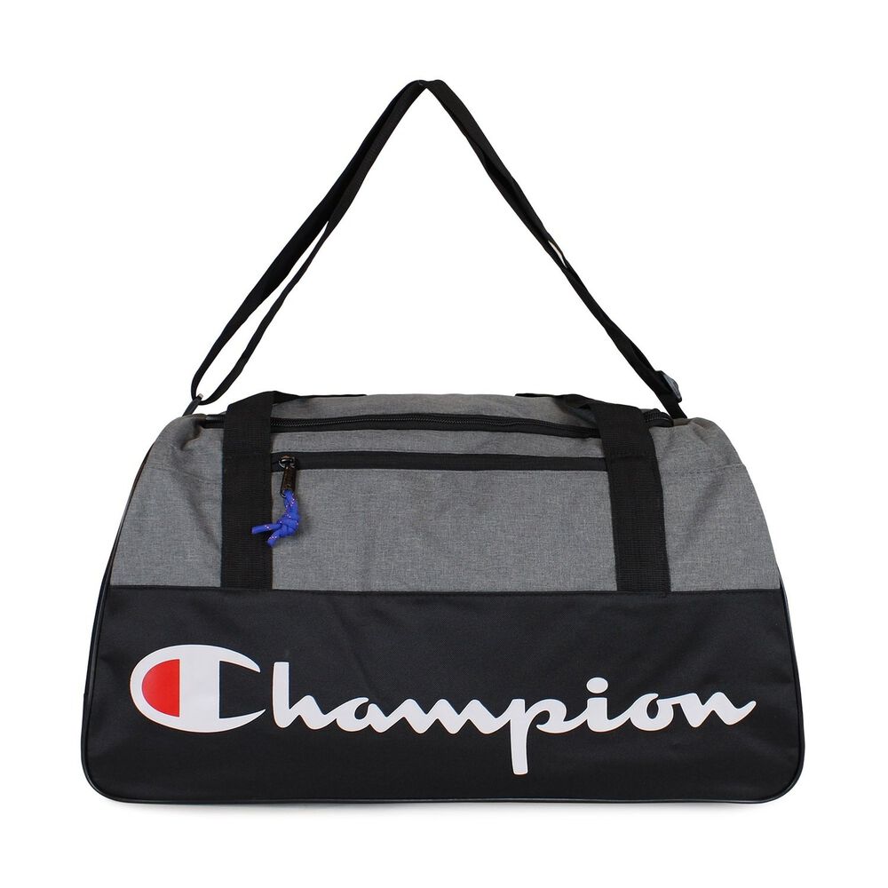 Pack Champion 2 Bolsos Deportivo Atlanta 45lt Negro Y Gris image number 5.0