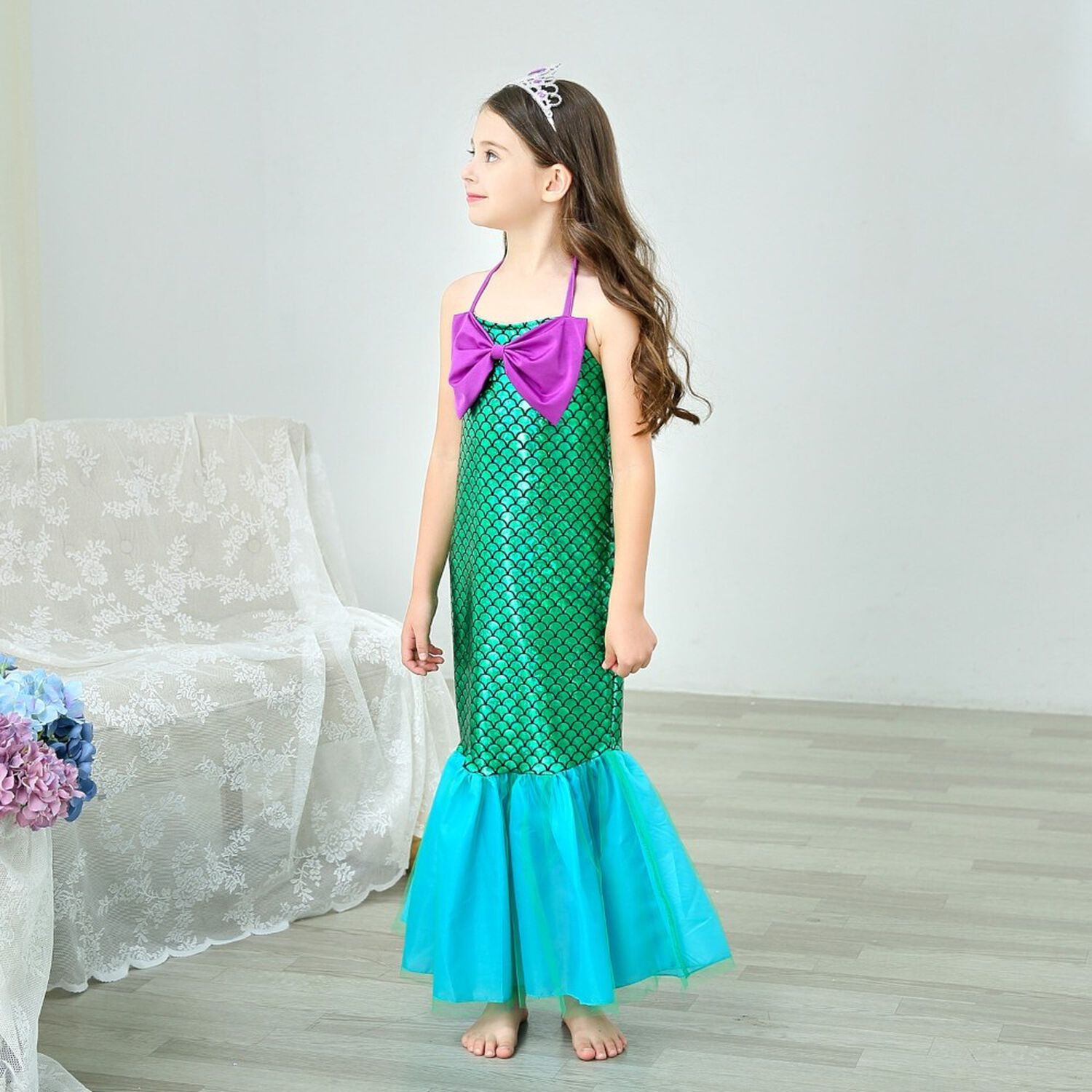 Disfraz Princesas Sirenita Ariel Para Ni&ntilde;a Disney image number 4.0