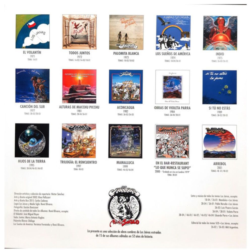 Los Jaivas - Obras Cumbres 4lp | Vinilo image number 3.0