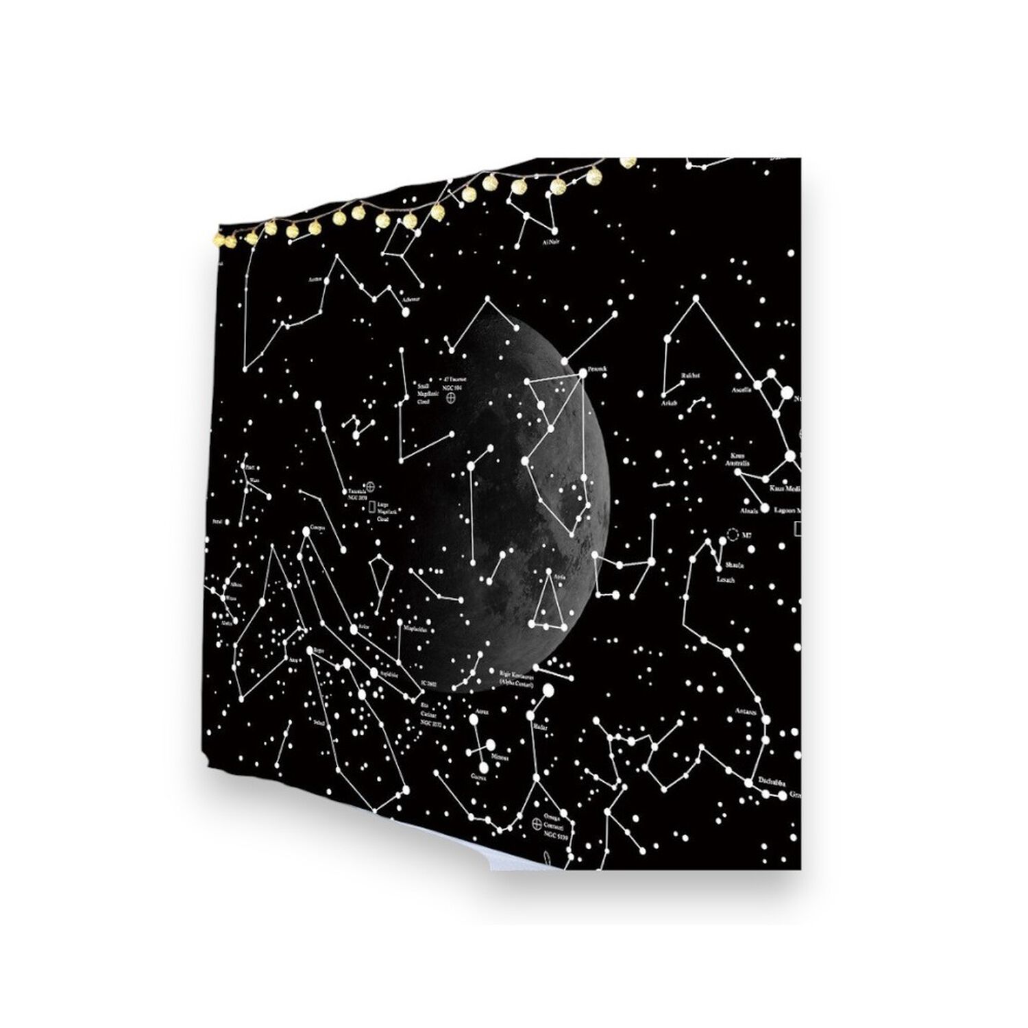 Tapiz Constelaci&oacute;n Astros Lunares Decoraci&oacute;n 60x60 image number 0.0