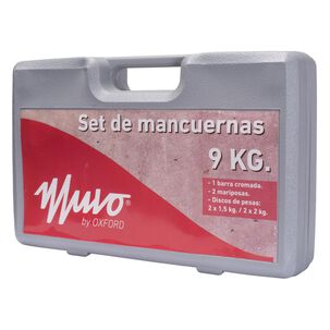 Set De Mancuernas Muvo 1Pz X 9 Kg