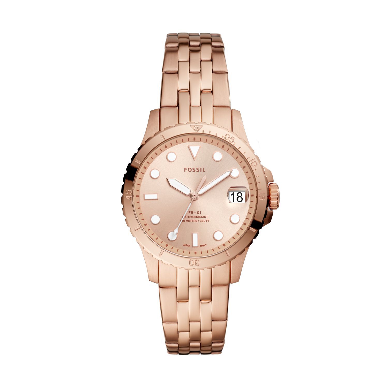 Reloj Oro Rosa Fossil Mujer Es4748 image number 0.0
