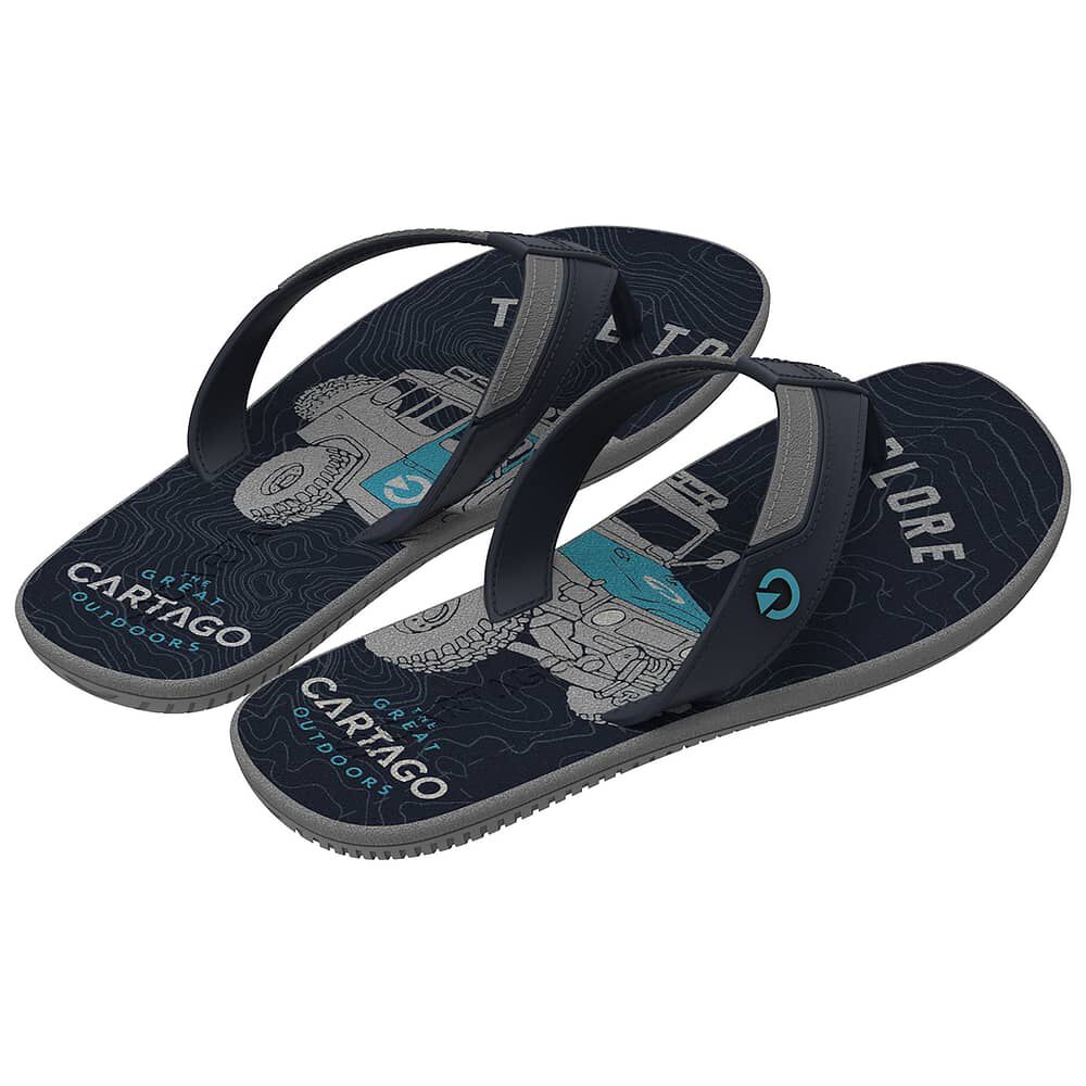 Sandalia Hombre Gris/azul Dakar Cartago image number 4.0