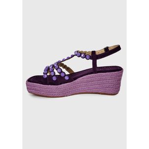 Sandalia Cuero Eunis Rojo