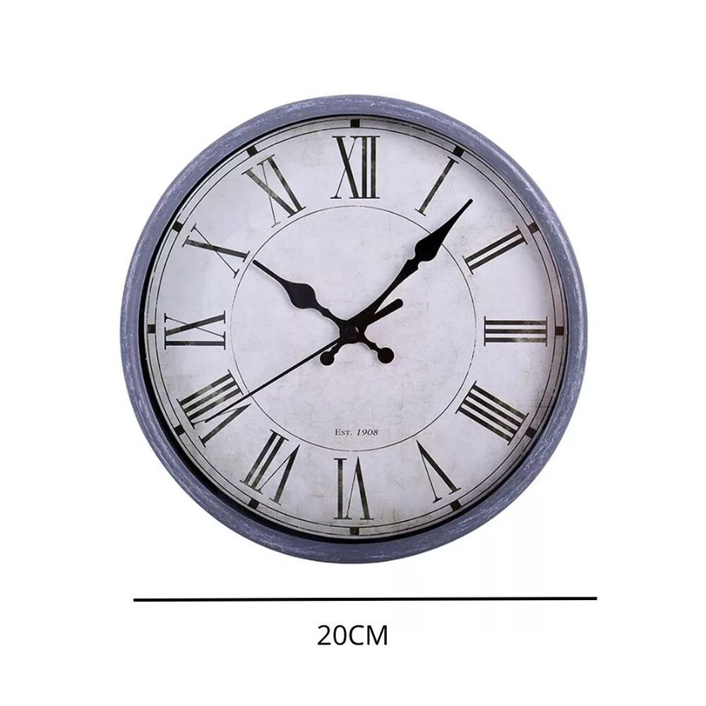 Reloj De Pared Estilo Vintage Números Romanos 20cm image number 1.0