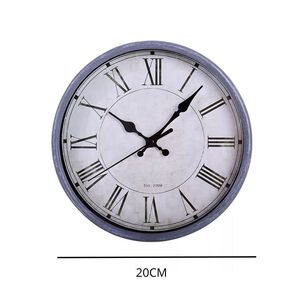 Reloj De Pared Estilo Vintage Números Romanos 20cm