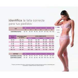 Sosten Bordado Doble Push Up Flores Mujer 13324-1