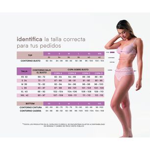 Sosten Bordado Doble Push Up Flores Mujer 13324-1