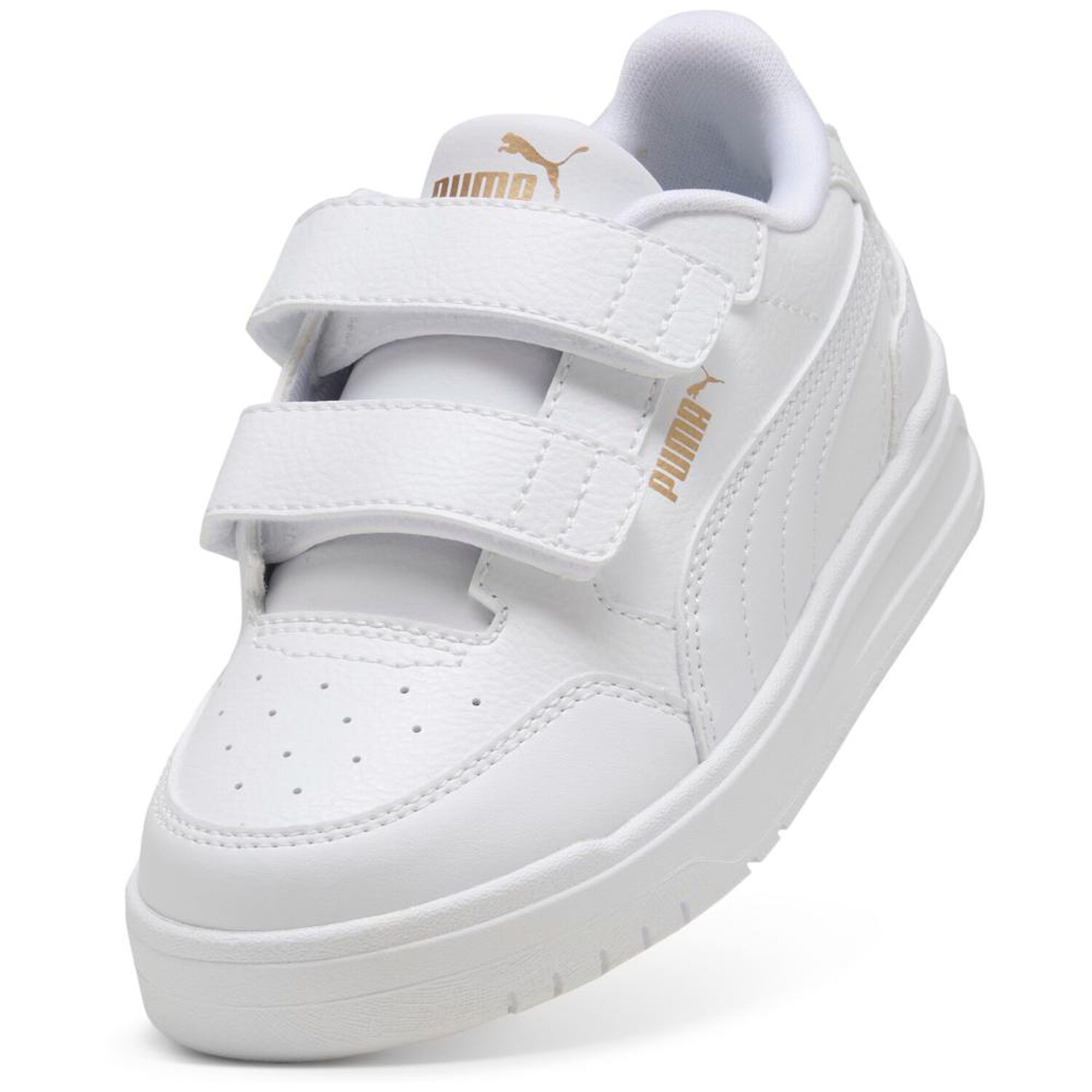 Zapatilla Urbana Unisex Puma Shuffle Downtown Blanco image number 4.0
