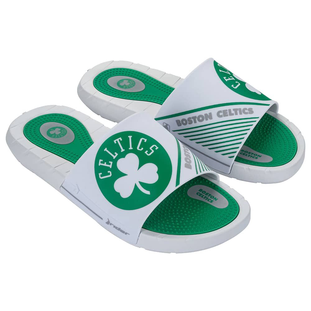 Sandalia Hombre Blanco/verde Celtics Rush Nba Rider image number 2.0