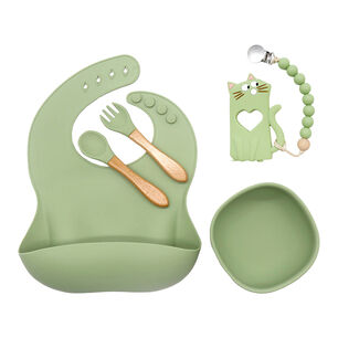 Set Alimentaci&oacute;n March Silicona Verde