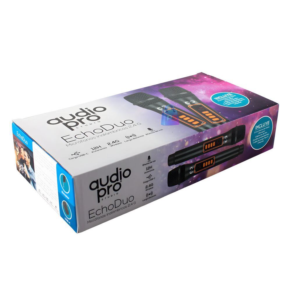 Pack Microfonos Inalambricos Duales Echoduo 2,4g - Ps image number 2.0