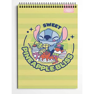 Pack 6pcs Croquera 21x32 80hj Stitch Spring Artel 2856