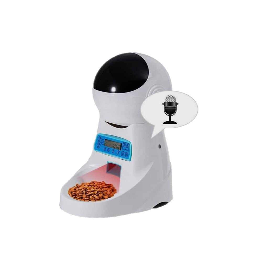 Dispensador Automatico Alimento Comida Mascota Con Audio image number 1.0