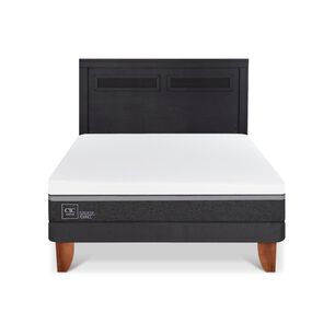 Cama Europea Cic Ortopedic Advance / 2 Plazas / Base Normal + Respaldo