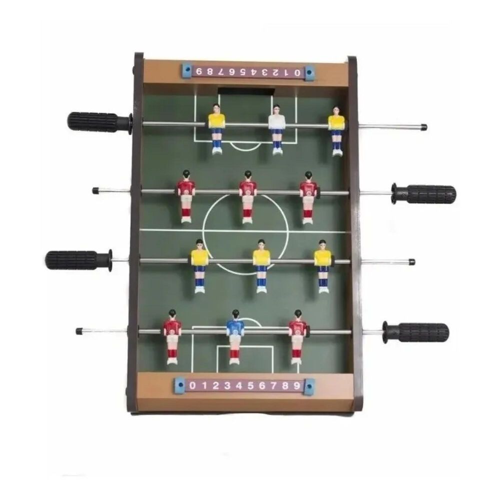 Juguete Mini Mesa De Futbol Taca Taca De Madera Infantil image number 1.0