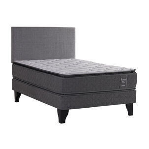 Cama Europea Celta Astral / 1.5 Plazas / Base Normal + Respaldo