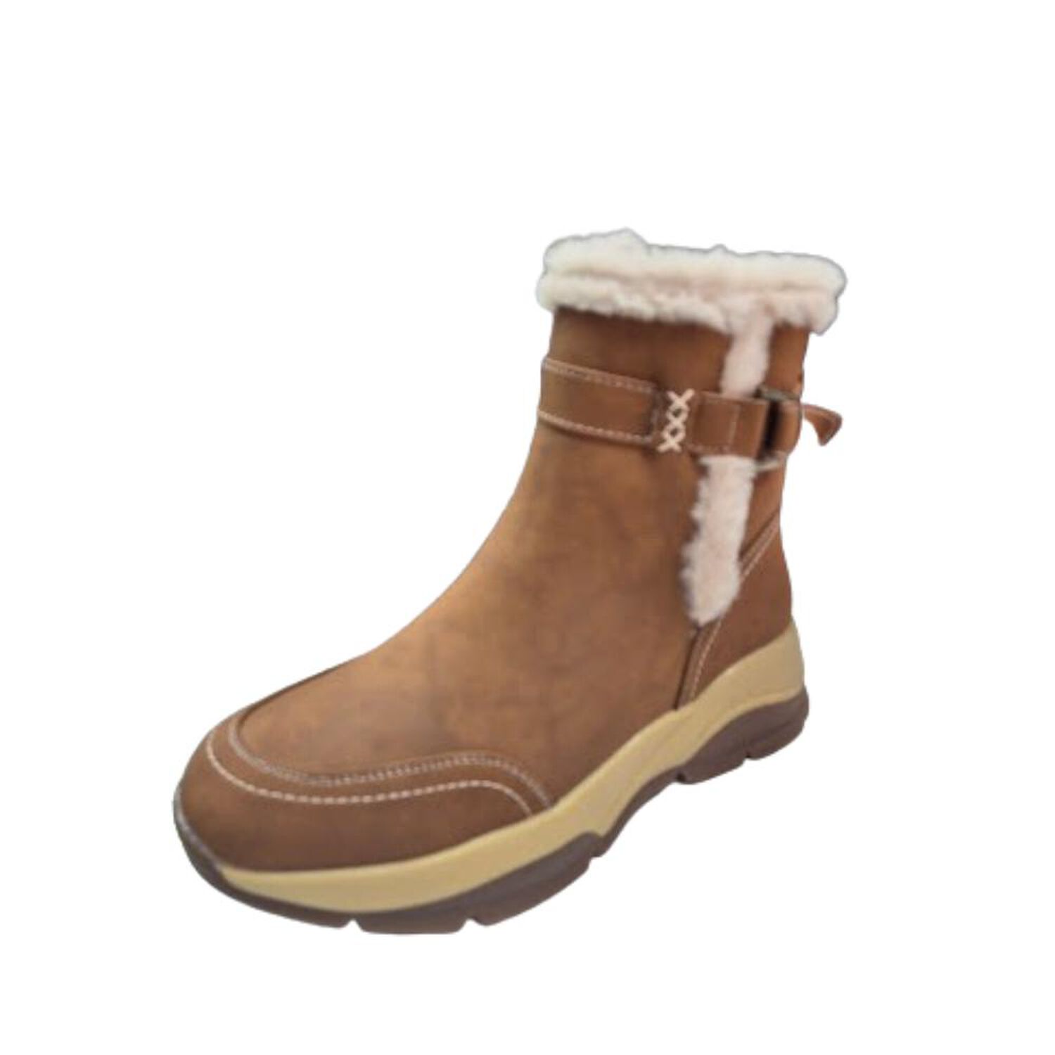 Botn De Invierno Mujer Camel image number 1.0