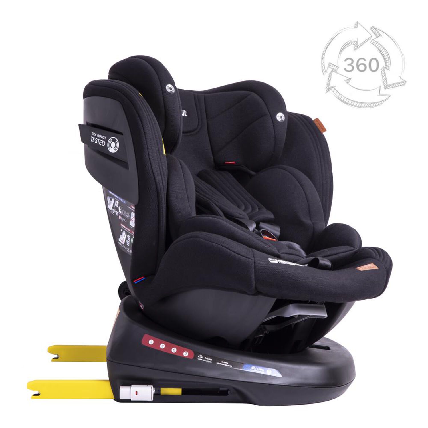 Silla De Auto Bebesit Convertible Isofix Supra 360&ordm; Premium Negro image number 9.0