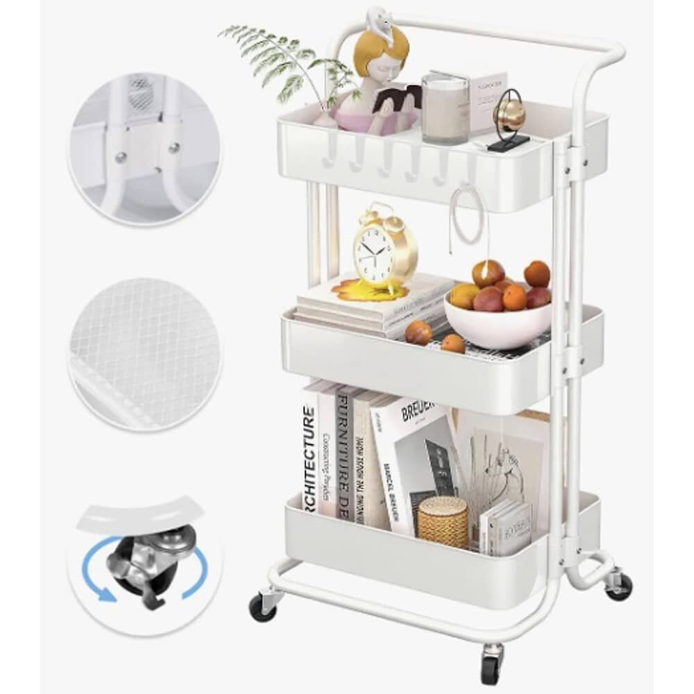 Carrito Organizador 3 Niveles Con Ruedas image number 0.0