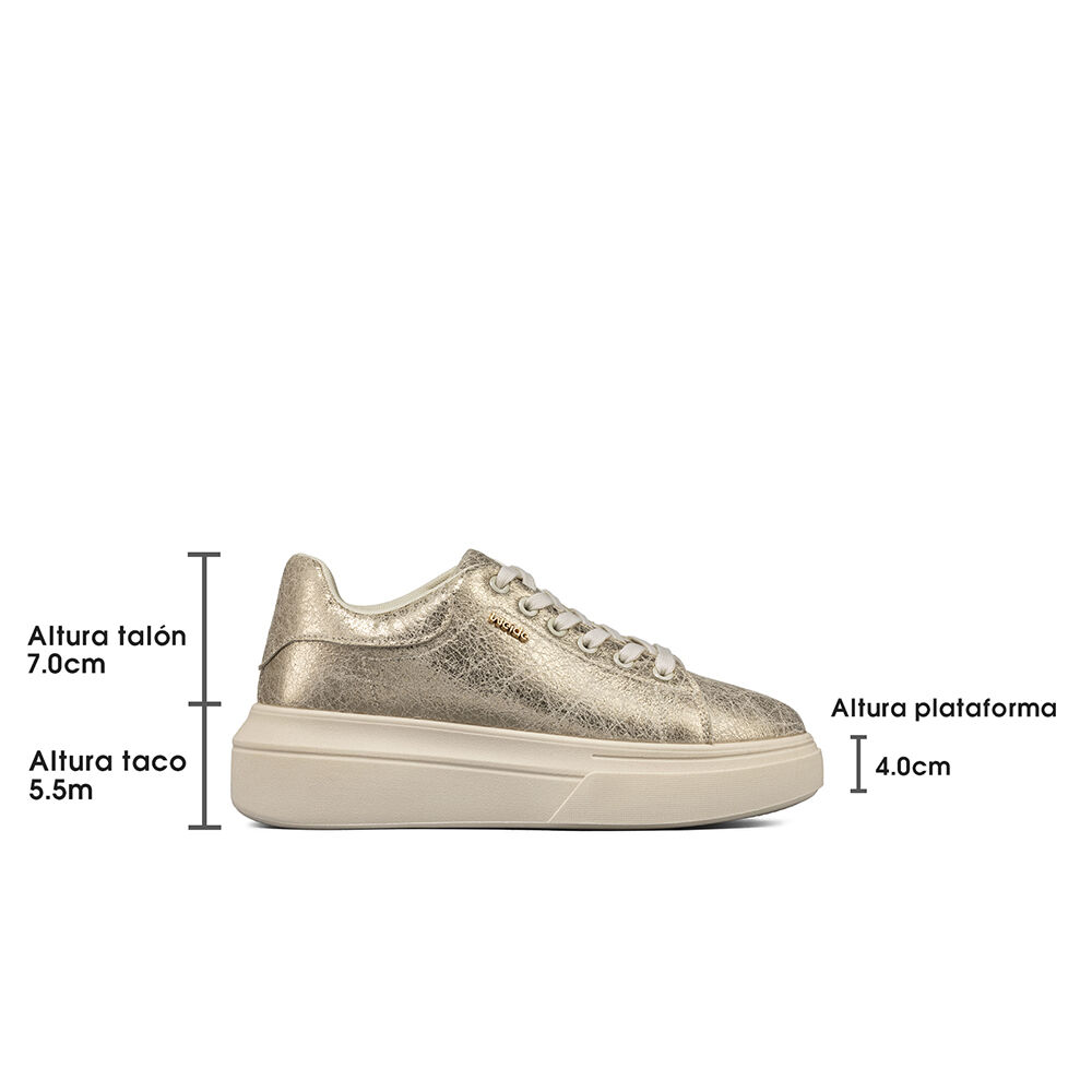 Zapatilla Urbana Plataforma Confort Mujer Weide Lt211 image number 4.0