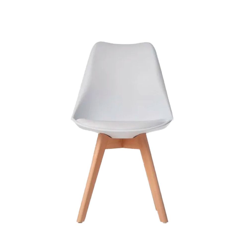 Pack 4 Sillas De Comedor Tulip Blancas image number 6.0