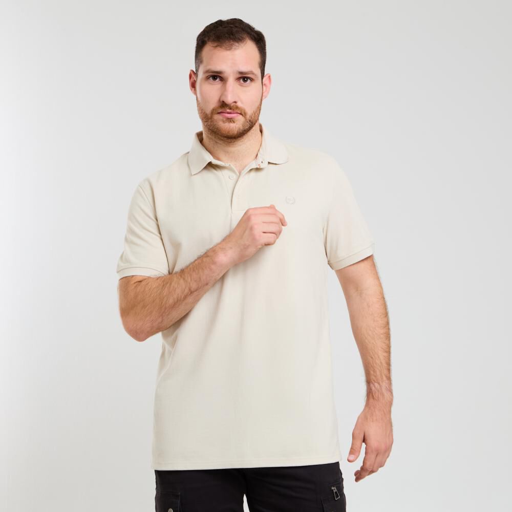 Polera Manga Corta Cuello Piqué Hombre Peroe image number 0.0