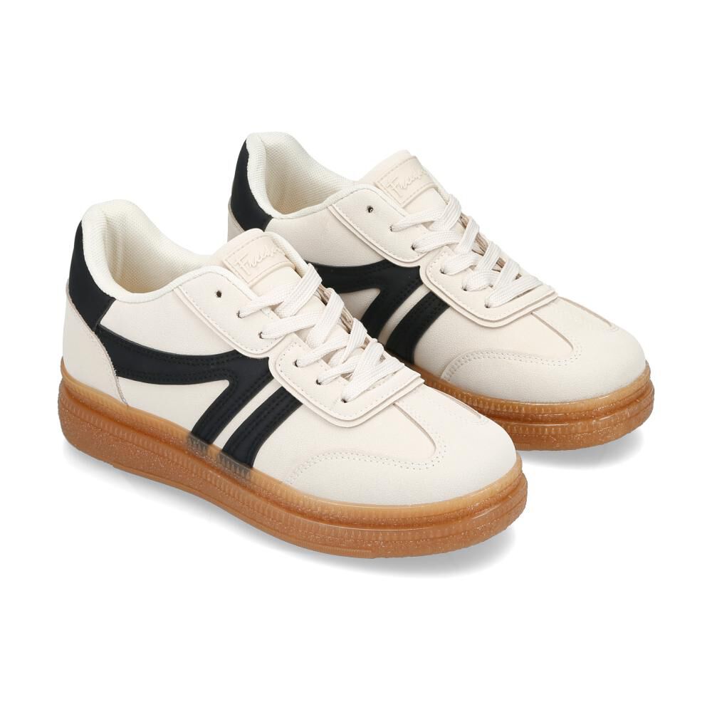 Zapatilla Urbana Mujer Freedom Beige image number 1.0