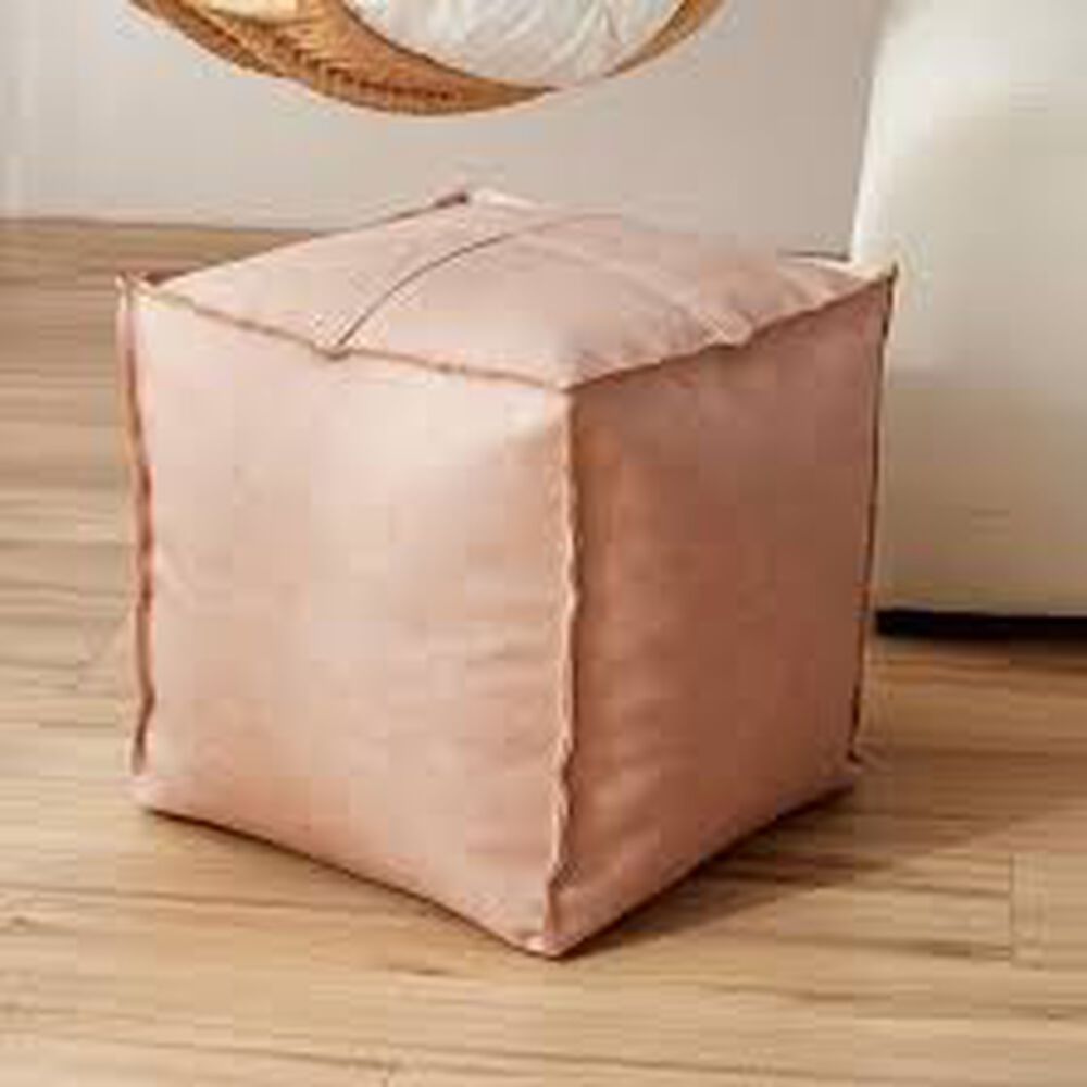 Set De 2 Pouf De Ecocuero Cuadrado 45x45cm image number 0.0