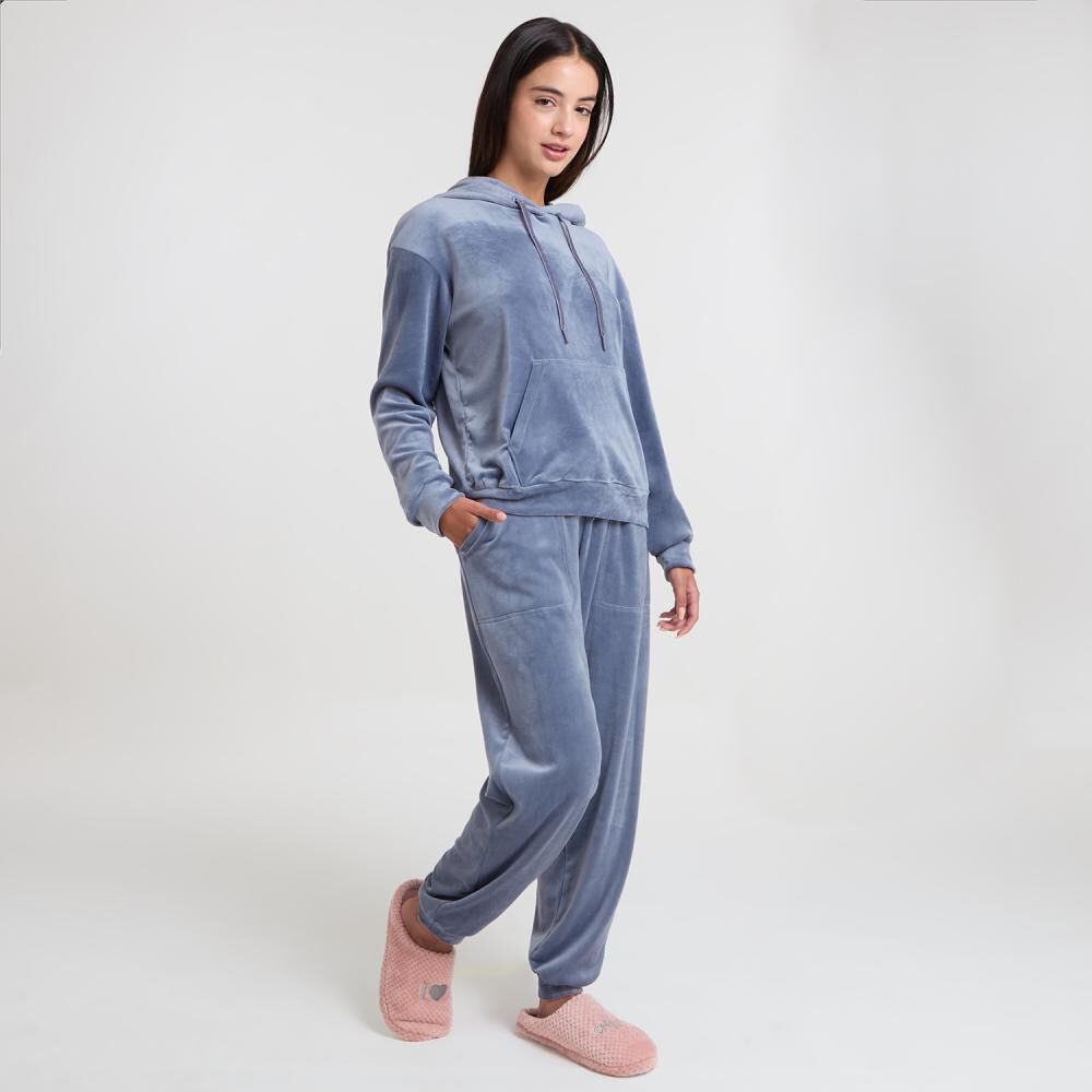 Pijama Manga Larga Con Capucha Mujer Freedom image number 2.0
