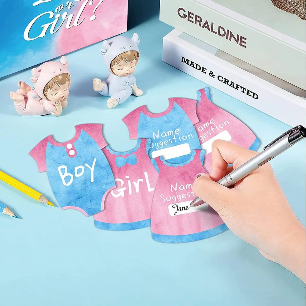 Caja Para Revelar Género Juegos De Votación Baby Shower image number 2.0