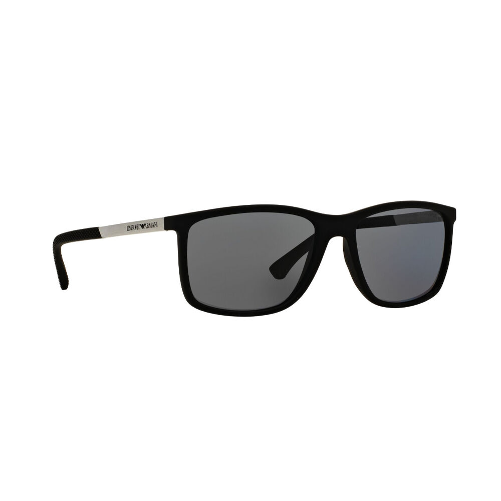 Lentes De Sol Black Matte Polarizados Emporio Armani image number 11.0
