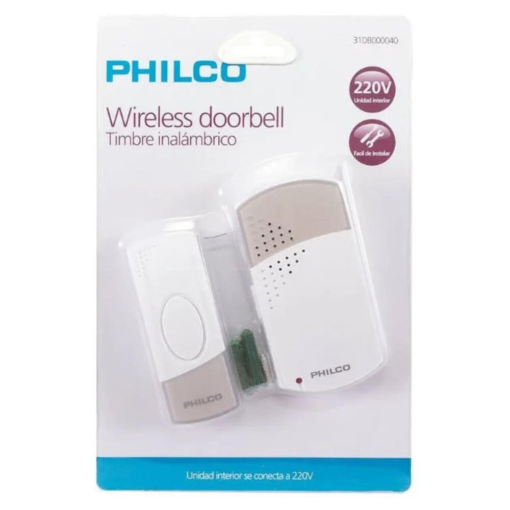 Timbre Inalambrico Con 32 Tonos Diferentes 220v Blanco image number 2.0