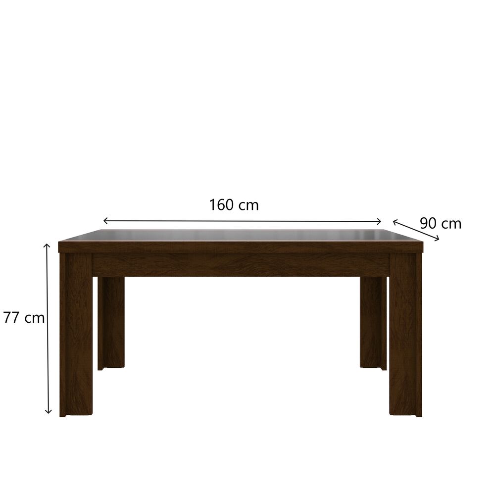 Juego De Comedor Decocasa Lorenzi Castaño 6 Personas image number 1.0