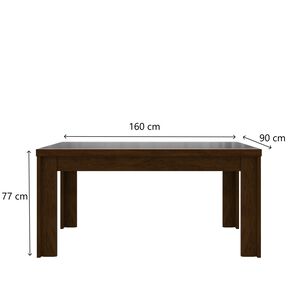 Juego De Comedor Decocasa Lorenzi Casta&ntilde;o 6 Personas