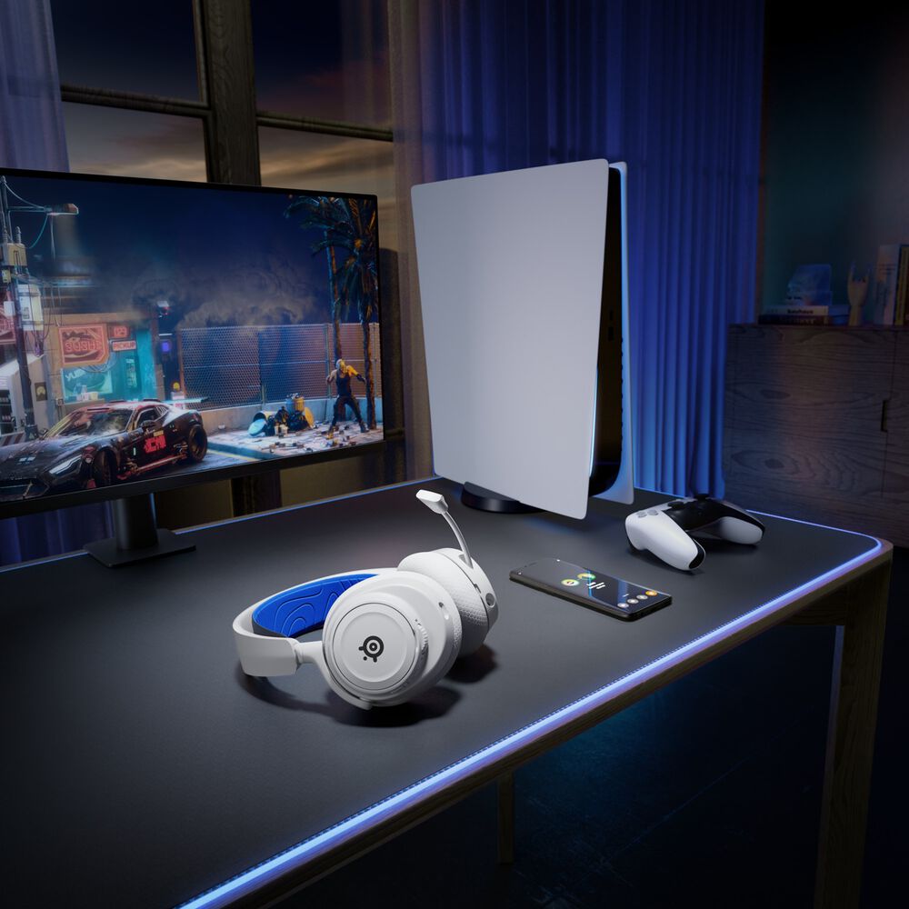Aud&iacute;fonos Gamer Steelseries Nova 7 Ps Inal&aacute;mbrico Blancos image number 12.0