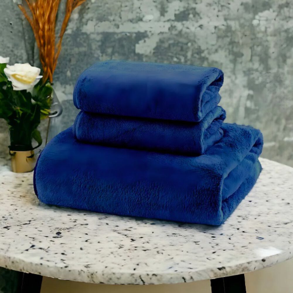 Set De 3 Toallas Azul image number 3.0