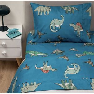 Sabanas 1,5 Plaza Ni&ntilde;o Ni&ntilde;a Estampada + Funda Almohada