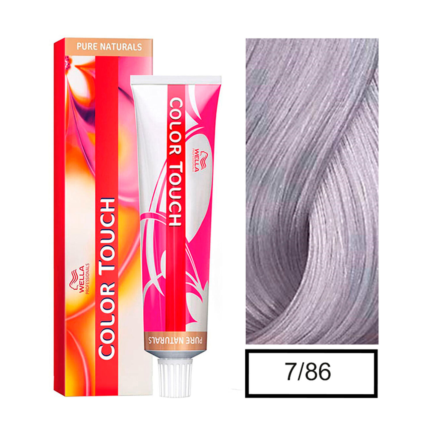 Wella - Tintura Semipermanente Color Touch 7/86 Rubio Mediano Perla Violeta 60gr + Per&oacute;xido En Crema De 1,9% image number 0.0