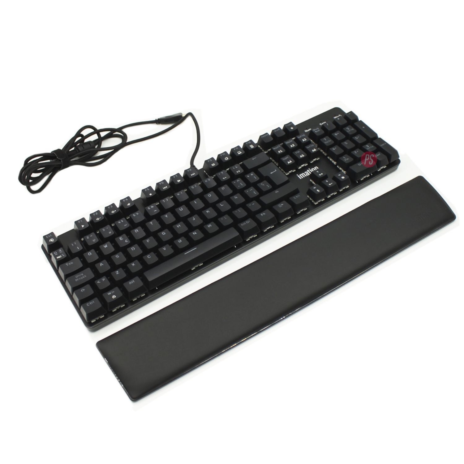 Teclado Mec&aacute;nico Imation Imj93 Rgb Con Apoyamu&ntilde;ecas - Ps image number 1.0