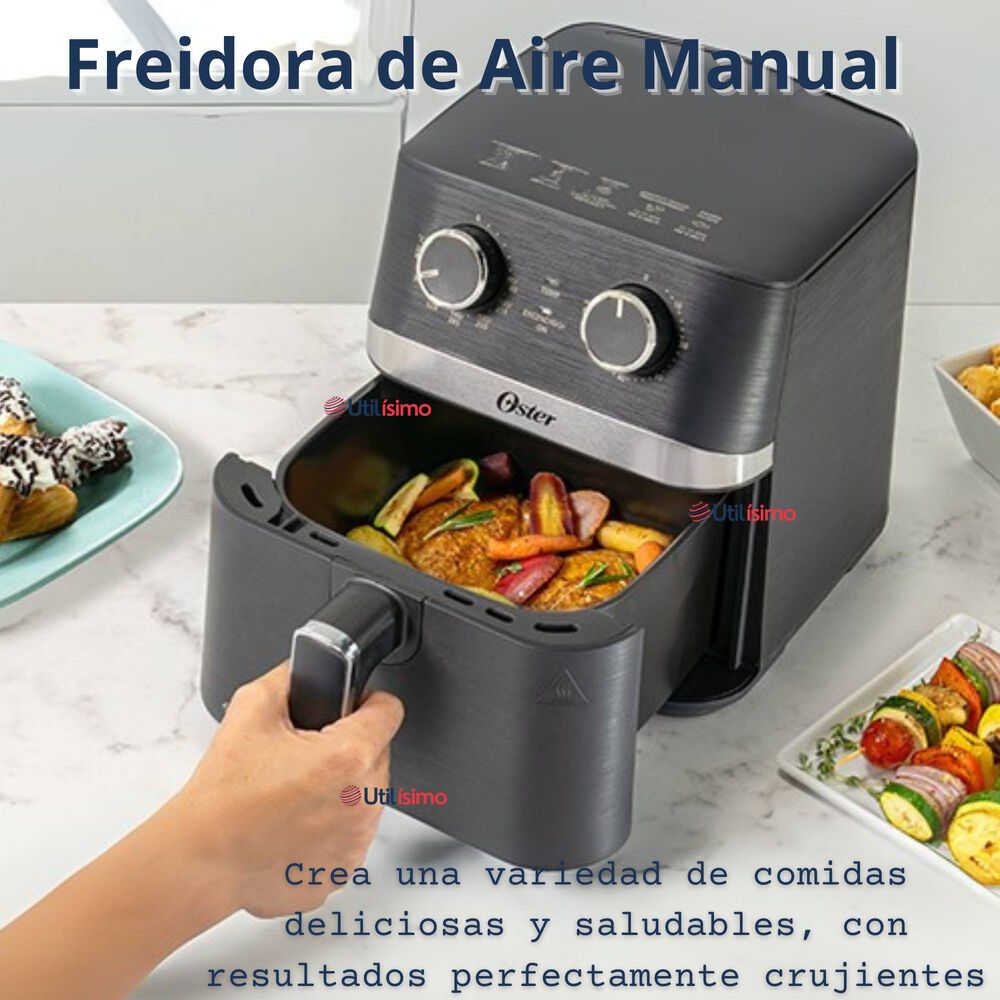 Oster Freidora De Aire Manual, Recubrimiento Oster Diamondforce, 4l De Capacidad, Con Controles De Tiempo Y Temperatura, Ckstaf401md image number 1.0