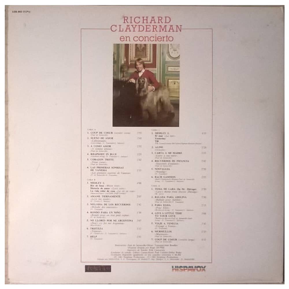 Richard Clayderman - En Concierto (2lp) | Vinilo Usado image number 1.0