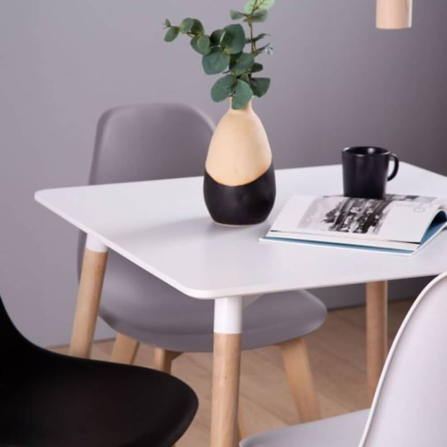 Mesa Cuadrada 80x80 Mdf Blanca image number 2.0