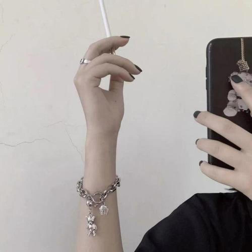 Pulsera Osito Coreano Ins Net Red Dark Hey Girl Kdrama image number 3.0